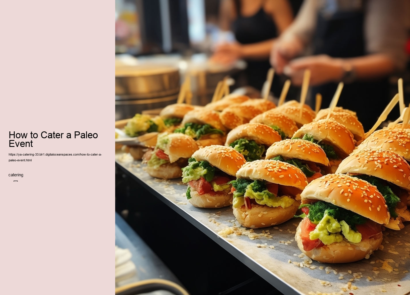 How to Cater a Paleo Event